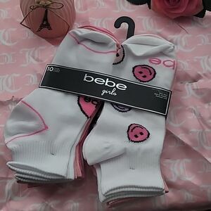 1724  BEBE Girls Size 4-10   Set of 10 pairs NWT
